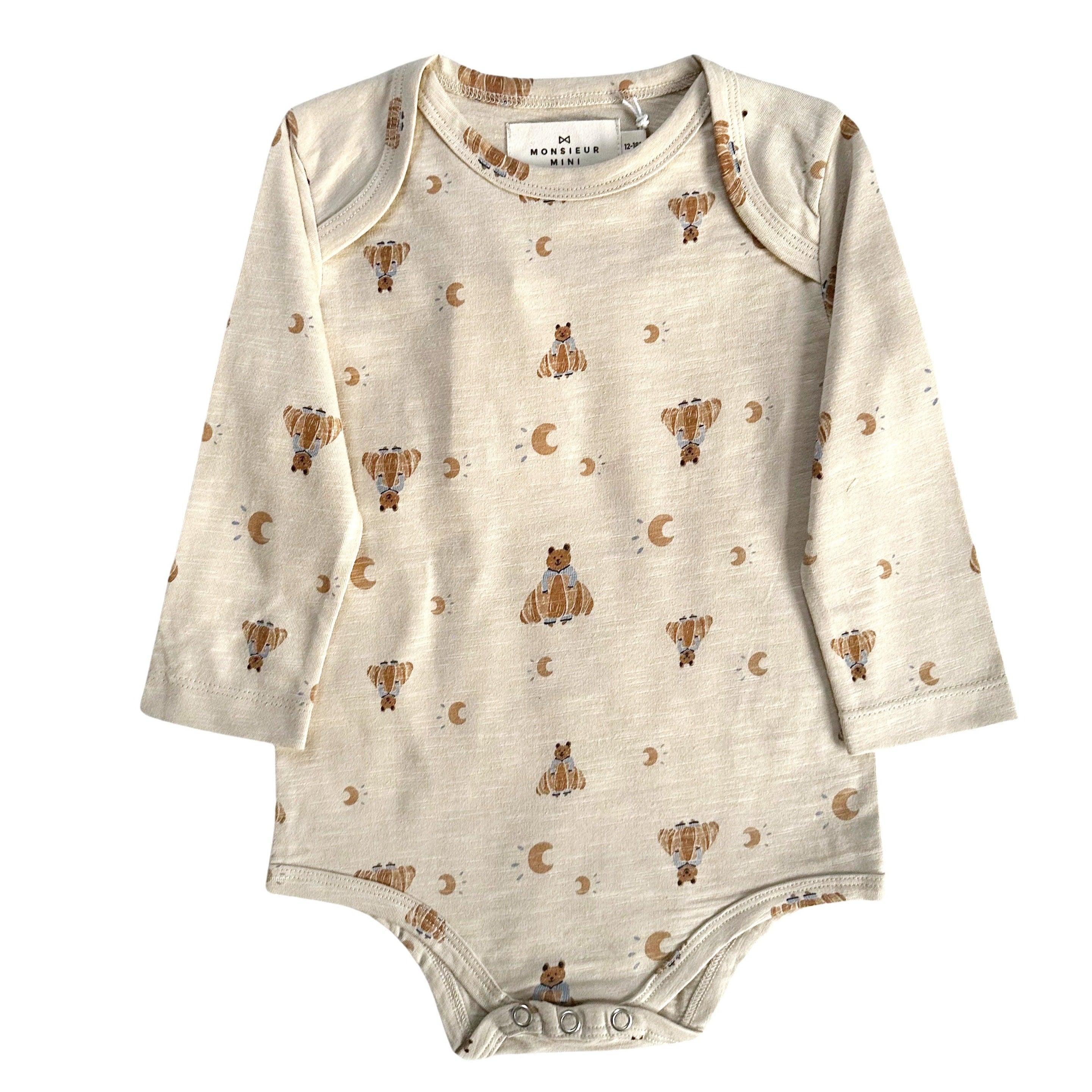 Monsieur Mini - Blankie Croissant Bodysuit