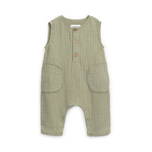 Load image into Gallery viewer, Play Up - Woven Sleeveless Jumpsuit (Olive)
