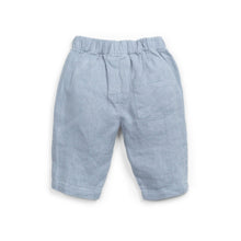 將圖片載入圖庫檢視器 Play Up - Linen Pants with Elastic Waist (Blue) 24M
