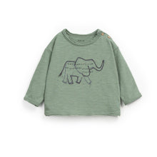 Load image into Gallery viewer, PLAY UP - Long Sleeve T-Shirt (Green Elephant)
