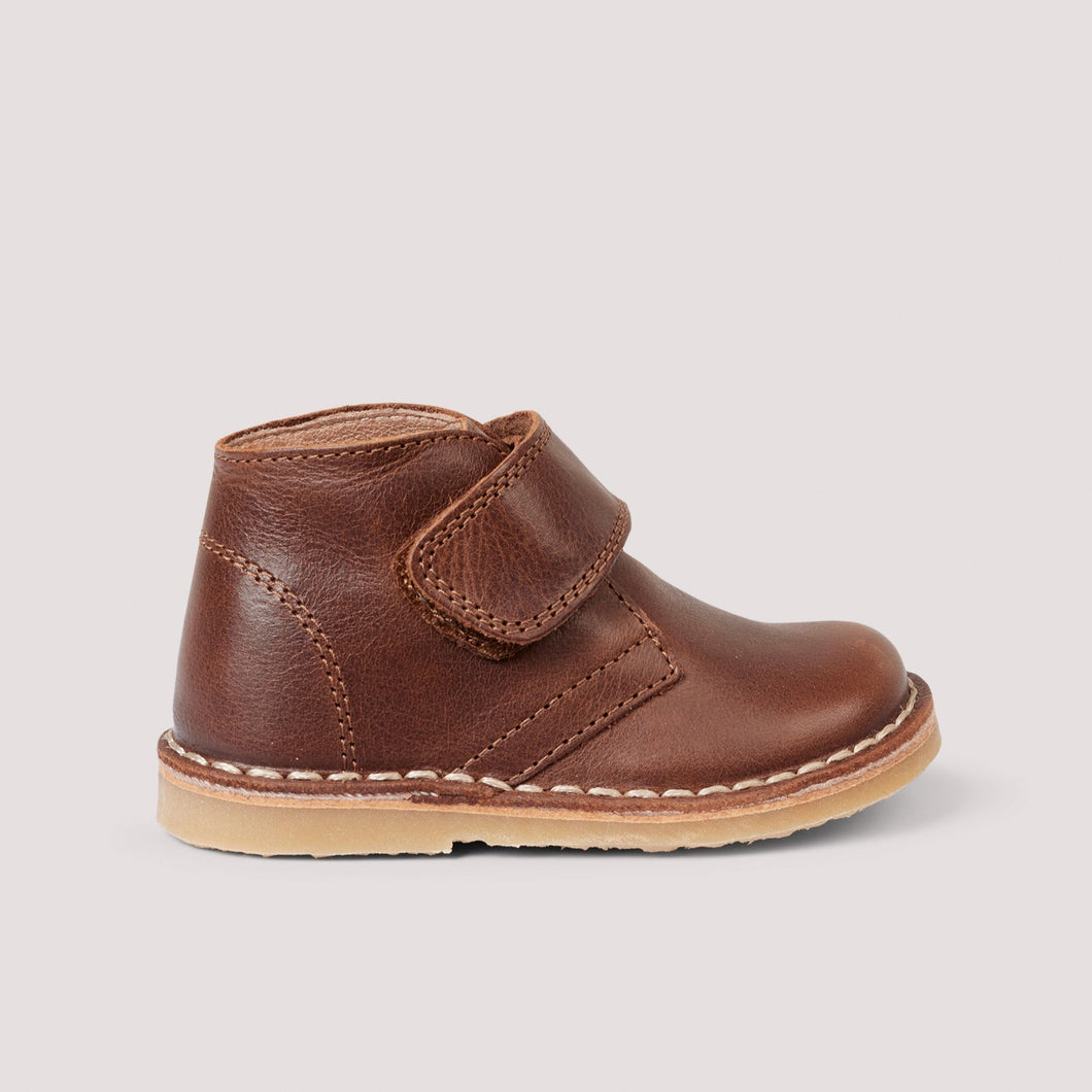 PETIT NORD - Desert Boot with Velcro (Hazelnut)