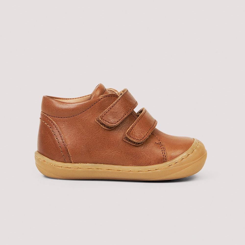 PETIT NORD - Every Day Shoe Velcro (Cognac)