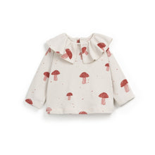 Load image into Gallery viewer, [預購] PLAY UP - T-Shirt with Red Mushroom Print Collar
