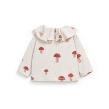 Load image into Gallery viewer, [預購] PLAY UP - T-Shirt with Red Mushroom Print Collar
