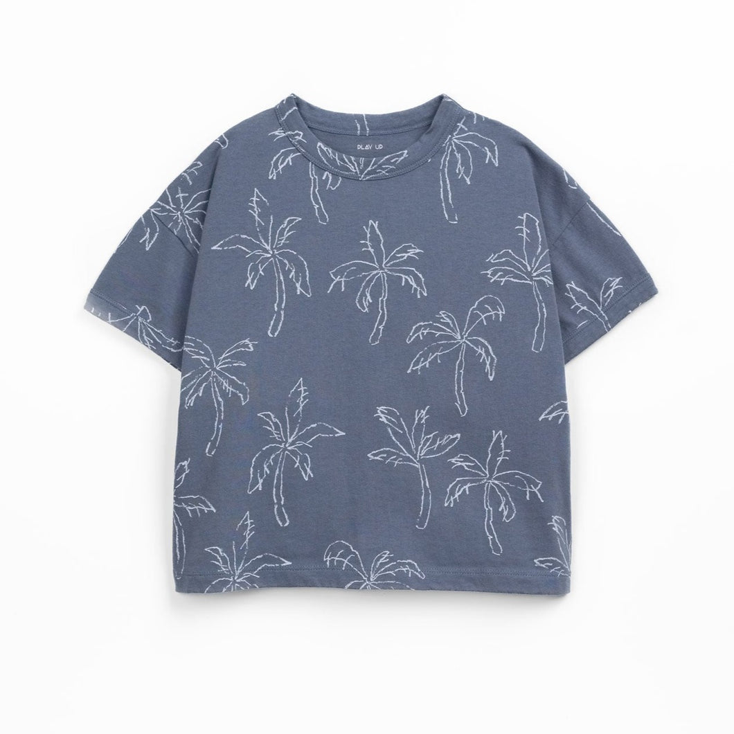 Play Up - T-Shirt with Palm Trees Print (4Y)