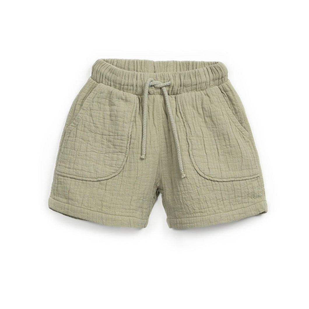 Play Up - Woven Shorts with Pockets (Olive)