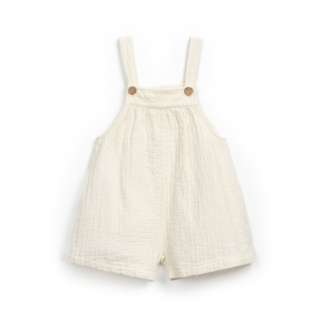 Play Up - Wide Leg Jumpsuit (White) 3Y+