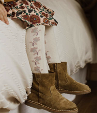 Load image into Gallery viewer, [預購] Collegien | Anthena - Jacquard Flower Pointelle Tights - Lamb
