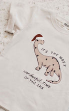 Load image into Gallery viewer, Era Christmas Dinosaur T-Shirt 2Y
