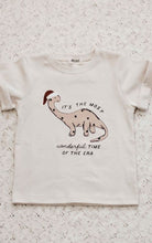 Load image into Gallery viewer, Era Christmas Dinosaur T-Shirt 2Y
