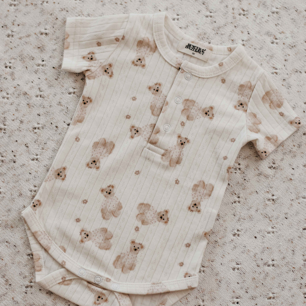 Matilda Teddy Stripe Bodysuit 3-6M