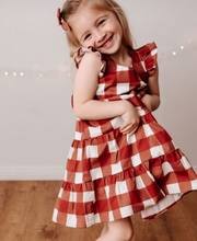 Load image into Gallery viewer, Gingham Dress 格紋裙子 4Y
