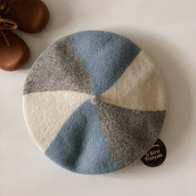 Load image into Gallery viewer, [預購] Le Beret Francais - 成人貝雷帽 (Light Blue, Light Heather Grey, Off White)
