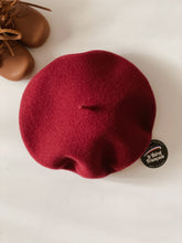 Load image into Gallery viewer, [預購] Le Beret Francais - 兒童貝雷帽 (Cranberry)
