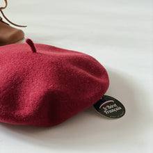 Load image into Gallery viewer, [預購] Le Beret Francais - 兒童貝雷帽 (Cranberry)
