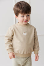 Load image into Gallery viewer, Jamie Kay - Organic Cotton Jalen Oversized Jumper - Biscuit Fresh Apple
