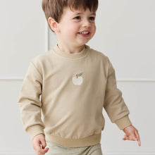 Load image into Gallery viewer, Jamie Kay - Organic Cotton Jalen Oversized Jumper - Biscuit Fresh Apple
