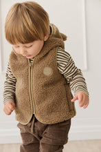 Load image into Gallery viewer, Jamie Kay - Neve Sherpa Vest - Pecan 4Y
