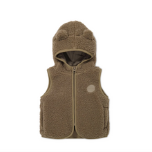 Load image into Gallery viewer, Jamie Kay - Neve Sherpa Vest - Pecan 4Y
