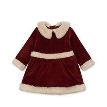 將圖片載入圖庫檢視器 Konges Slojd - Christmas Velvet Dress (18月-2歲)
