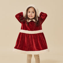 將圖片載入圖庫檢視器 Konges Slojd - Christmas Velvet Dress (18月-2歲)
