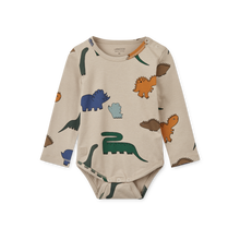 將圖片載入圖庫檢視器 LIEWOOD - 2 Pack Long Sleeve Bodysuit (Dinosaurs)
