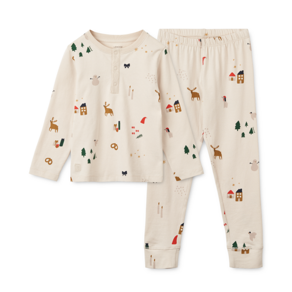 LIEWOOD - Wilhelm Printed Pyjamas Set (Christmas)