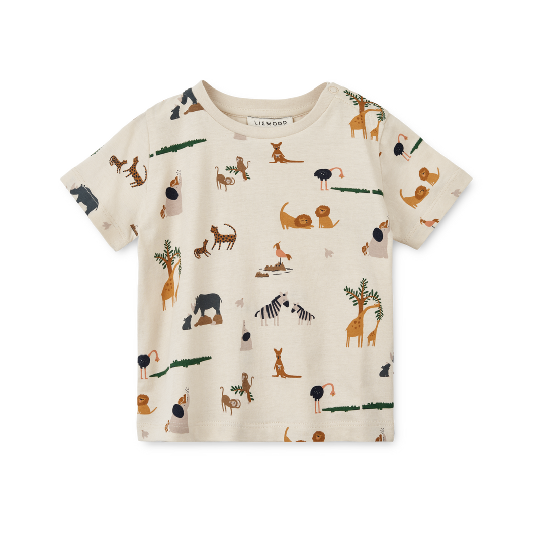 LIEWOOD - Apia Printed T-Shirt (All Together Sandy)