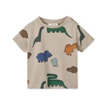 Load image into Gallery viewer, LIEWOOD - Apia Printed T-Shirt (Dinosaurs/Mist)
