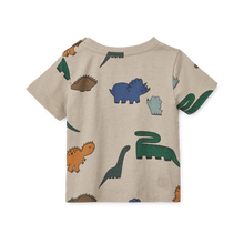 Load image into Gallery viewer, LIEWOOD - Apia Printed T-Shirt (Dinosaurs/Mist)
