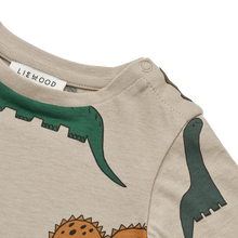 Load image into Gallery viewer, LIEWOOD - Apia Printed T-Shirt (Dinosaurs/Mist)
