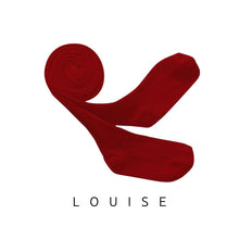 Load image into Gallery viewer, [預購] Collegien | Louise- Ribbed Tights - Carmine Red
