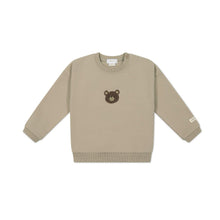 將圖片載入圖庫檢視器 Jamie Kay - Organic Cotton Damien Sweatshirt - Fawn Bear
