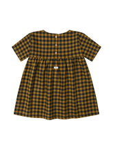 Load image into Gallery viewer, Organic Zoo - Blueberry Gingham Gather Dress
