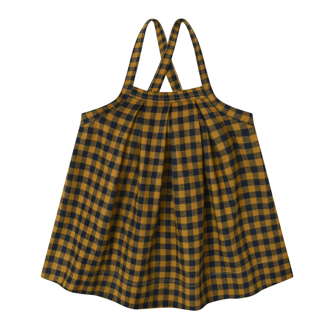 Organic Zoo -Blueberry Gingham Tribe Skirt