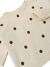 Load image into Gallery viewer, Organic Zoo - Undyed Cotton Dots Sweatshirt
