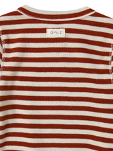 Load image into Gallery viewer, Organic Zoo - Paprika Stripes Wrap Bodysuit
