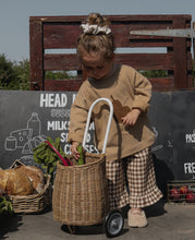 Load image into Gallery viewer, Organic Zoo - Chestnut Gingham Frill Culottes
