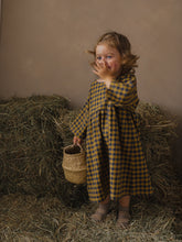 Load image into Gallery viewer, Organic Zoo - Blueberry Gingham Gather Dress
