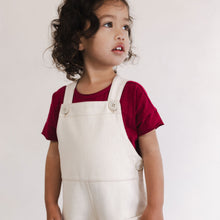 Load image into Gallery viewer, PHIL &amp; PHAE - Undyed twill short dungarees (Natural)
