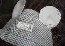 Load image into Gallery viewer, Ash Generation - Mouse BONNET (Basil Gingham)
