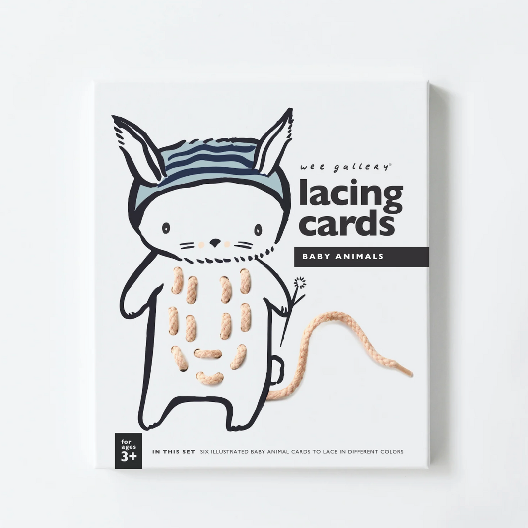 Wee Gallery - Lacing Cards (Baby Animals)