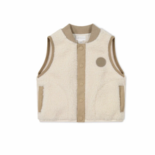 Load image into Gallery viewer, Jamie Kay - Jody Sherpa Vest - Natural/Cashew
