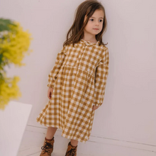 Load image into Gallery viewer, Studio Bohème - Vermont Dress (Vichy Caramel)
