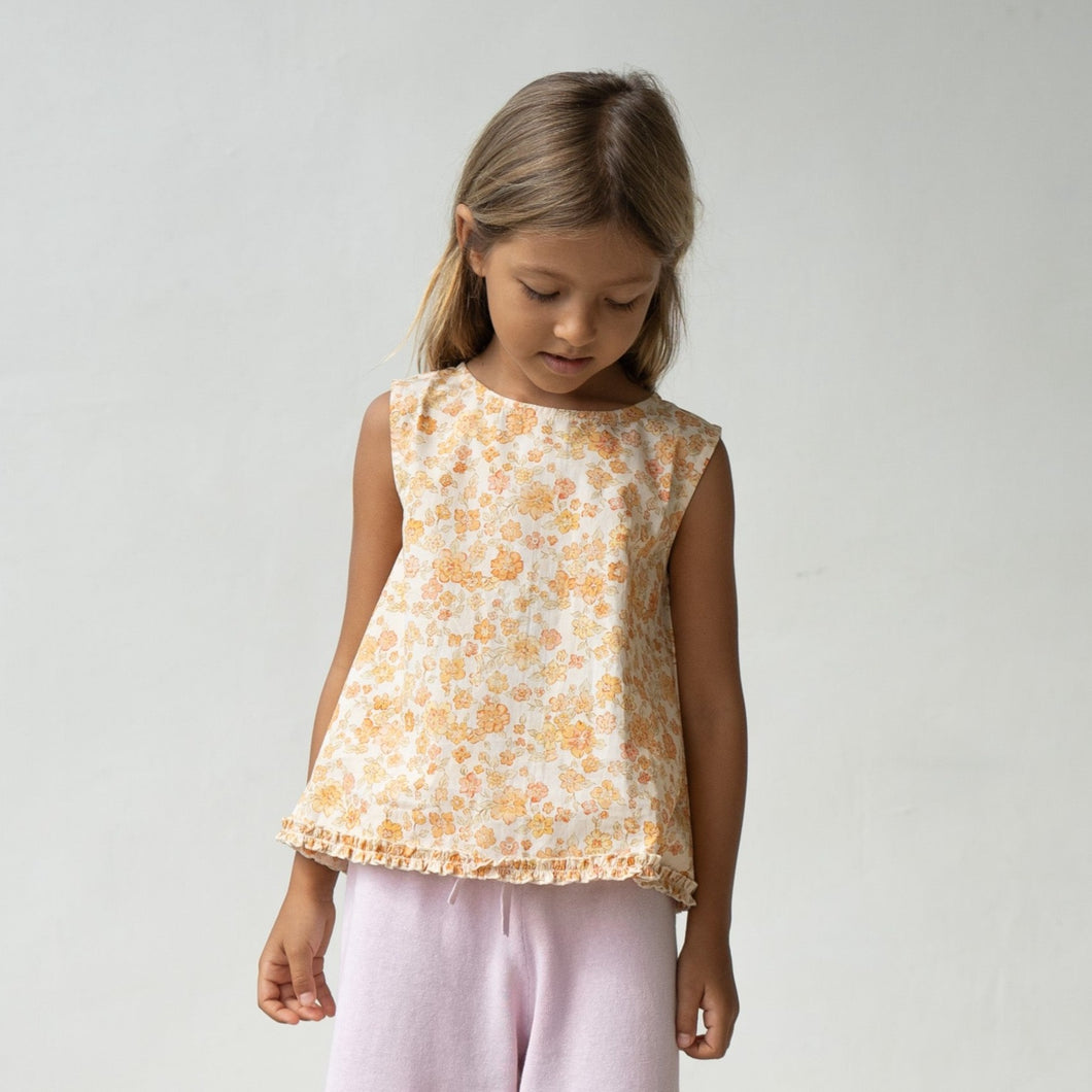 Illoura The Label - Tilly Blouse (Buttercup Print)