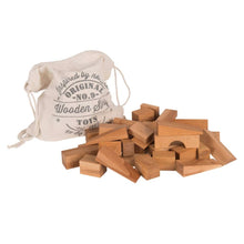 Load image into Gallery viewer, Wooden Story - XL Natural Blocks in Sack 50PCS
